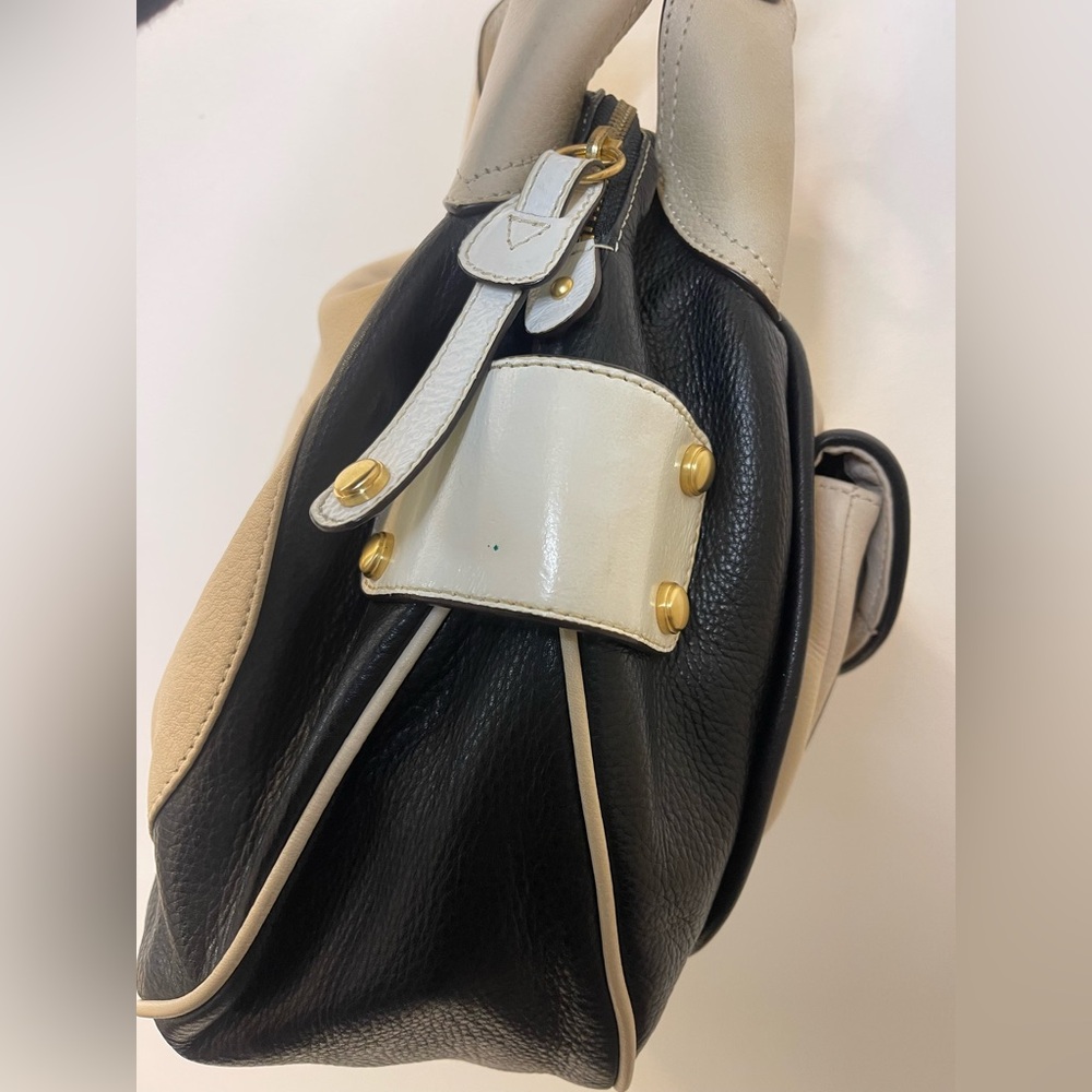 b. makowsky Vintage Leather Slouch Hobo/Copenhagen Bag with Dustbag Y2K EUC - Picture 3 of 13